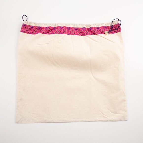 TORY BURCH drawstring dustbag for handbag with gold logo - Picture 3 of 6